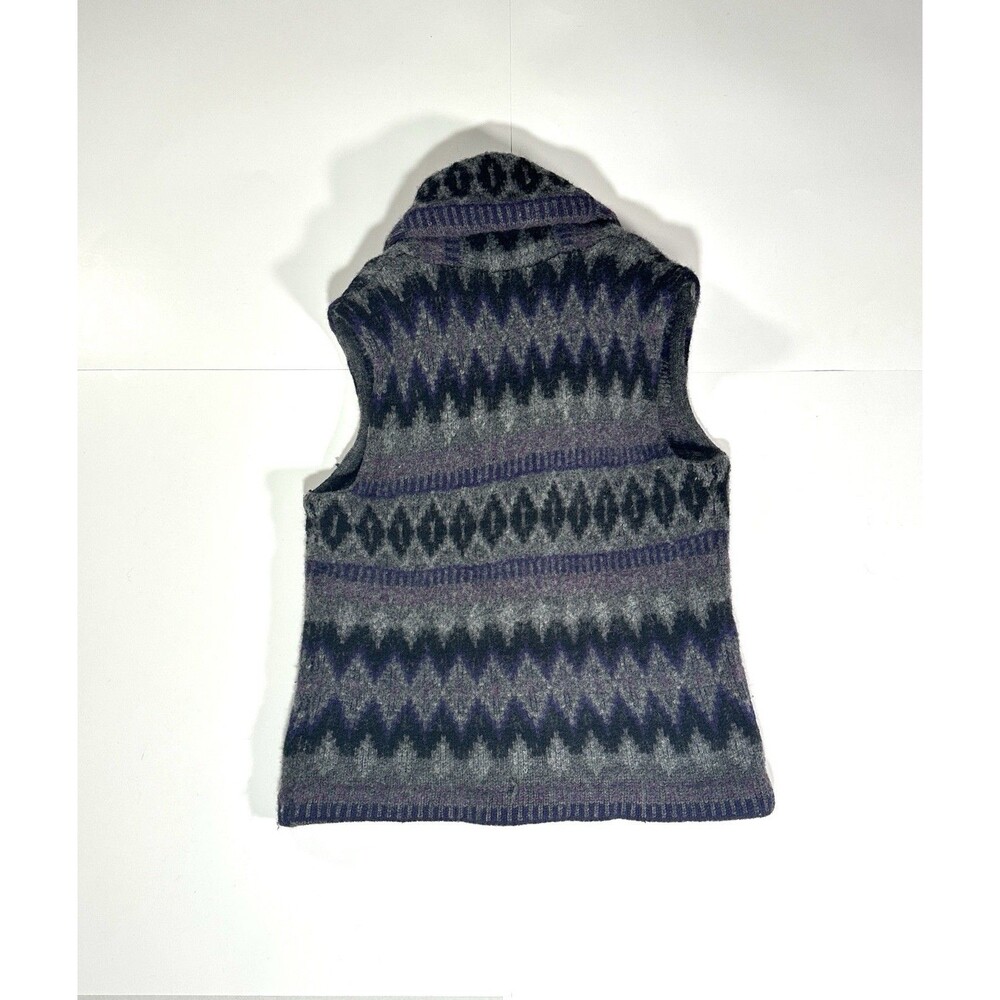 Lauren Ralph Lauren Aztec Tribal Native Southwestern Lambswool Vest Size Small - Picture 6 of 9